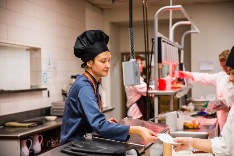 While the Blooming Chefs menu is limited, it does change every day.