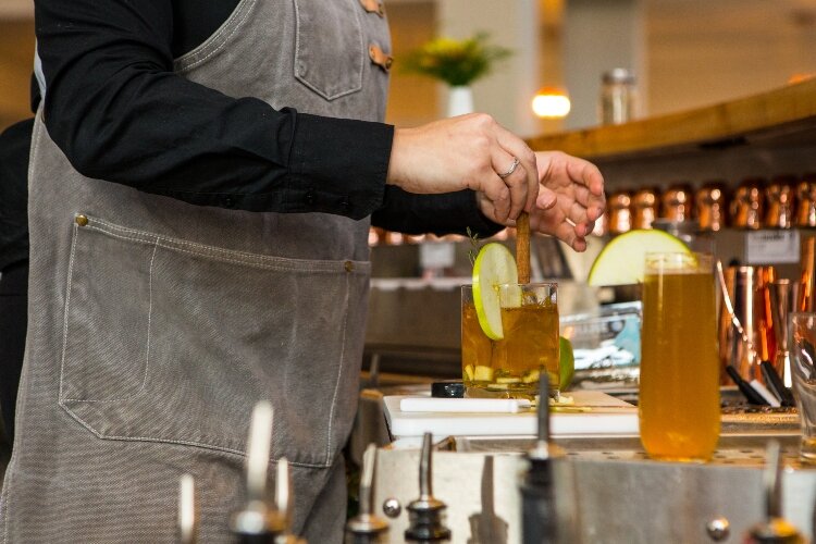 With every season, the restaurant changes its food and drinks menu.