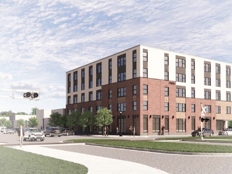 Rendering of Sawmill Lofts in Grayling